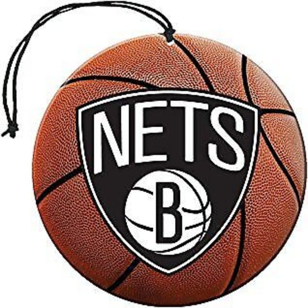 NBA Brooklyn Nets 3 pack Air Freshener Team Logo on Basketball NuCar ProMark